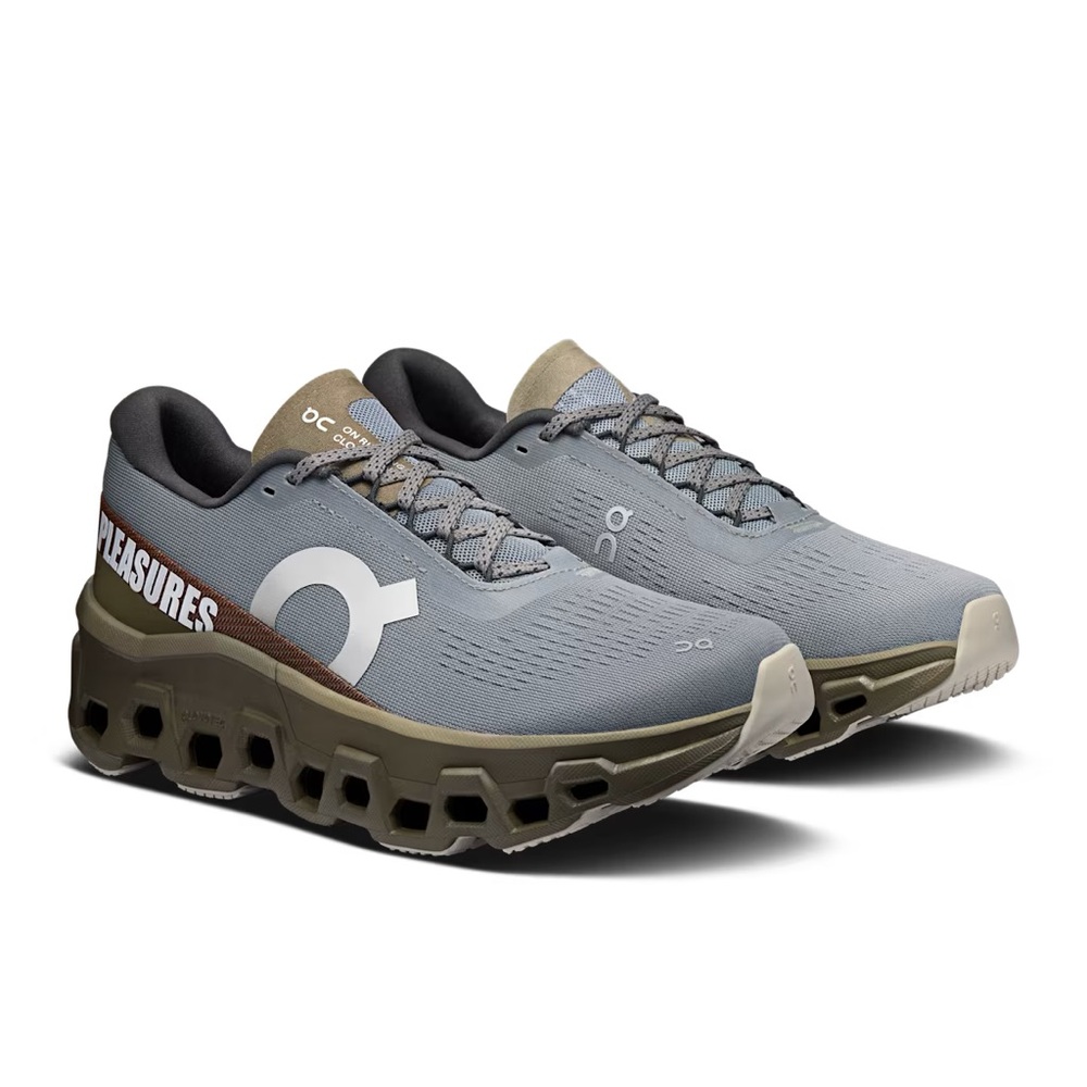 NIB! On x PLEASURES x The Loop Cloudmonster 2 Sz 7 Mist/Olive